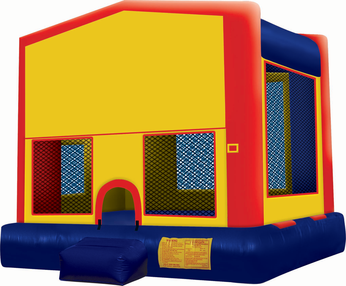 Red, Yellow and BlueBounce House
