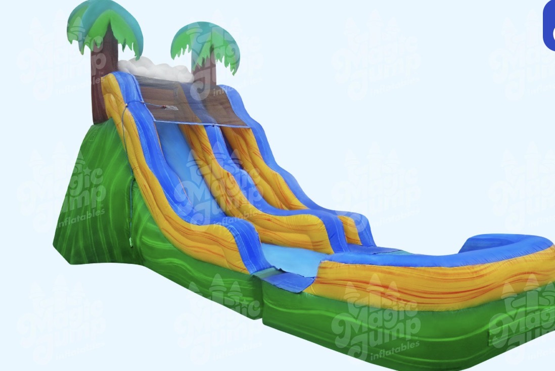 18' tropical Wave Slide